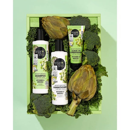 Șampon hidratant Organic Shop, anghinare și broccoli, 280ml