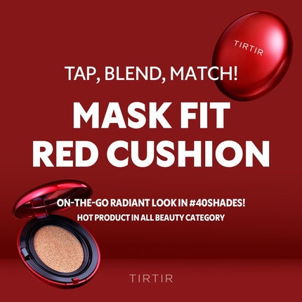 Tirtir Mask Fit Red Cushion Foundation - Acoperire Completă, Textură Ușoară