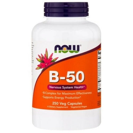 Supliment alimentar, Now Foods, B-50, 250 capsule vegetale