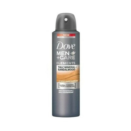 Deodorant Spray Dove Men+Care Elements Talc Mineral & Sandalwood, 150ml