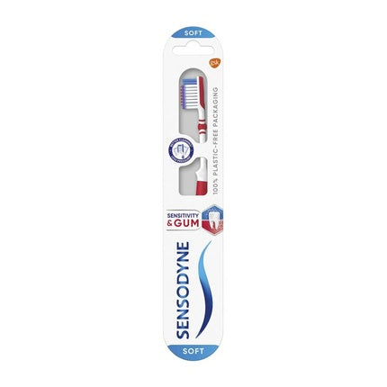 Periuță de dinți Sensodyne Sensitivity & Gum Soft, roșu-albăstru