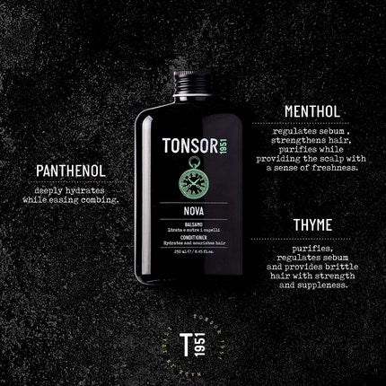 Tonsor 1951 Nova Rinse, balsam capilar, 250ml, negru