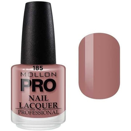 Smalt pentru unghii Mollonpro, 185 Nude, 6 ml, Finisaj lucios