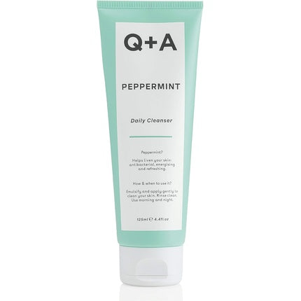 Curățător facial, Q+A, peppermint, 125ml