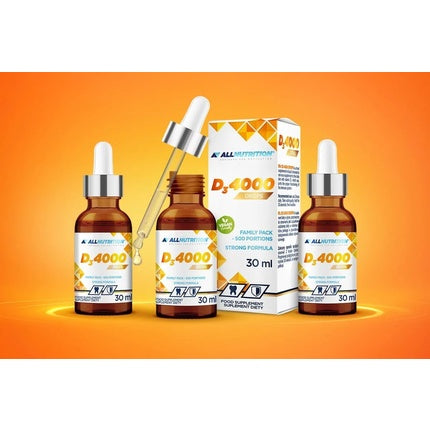 Supliment Alimentar Allnutrition Vitamin D3 & K2 Drops, 100 ml, lichid