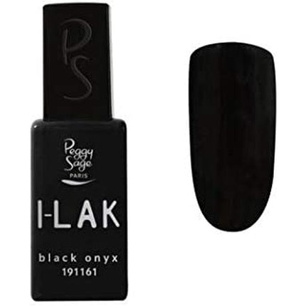 Smalți pentru unghii, Peggy Sage, I-LAK Soak Off Gel Polish, Black Onyx, 11ml
