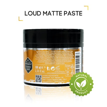 Pasta Mată Edelstein Xflex Loud, Negru, 100ml