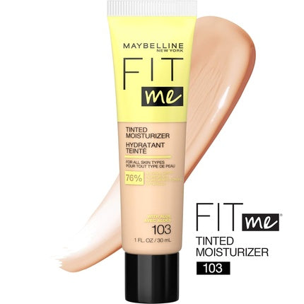 Maybelline Fit Me, Toner hidratant cu acoperire naturală, 103 Light Beige, 41 ml