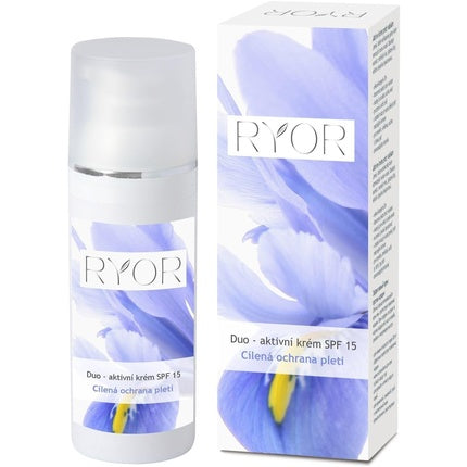 Cremă protecție solară, Ryor, Duo Active, alb 50g