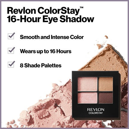 Fard de pleoape, Revlon, ColorStay, paletă, mat și sidefat