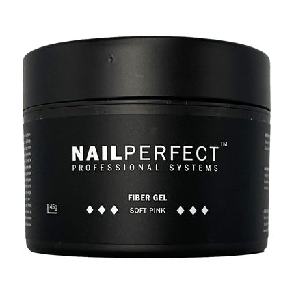 Gel Polish, Nail Perfect Fiber Gel Soft Pink, 45g