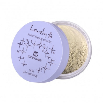 Pudră Transparentă Lovely Sweet Kissing Powder HD, cutie rotundă, pudră fină