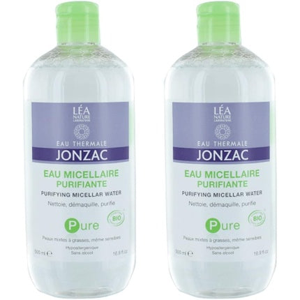 Apă Micelară Purifiantă, Eau Thermale Jonzac, Pure Organic, 500ml x2