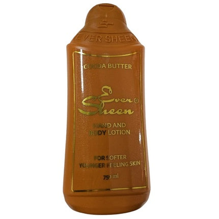Loțiune pentru corp și mâini, Ever Sheen, unt de cacao, 750 ml