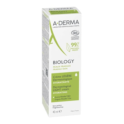 Crema Hidratanta Usoara, Pierre Fabre Dermo Kosmetik A-Derma BIOLOGY, 40ml