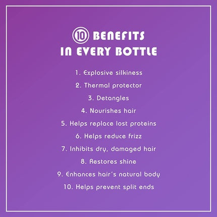 Spray de păr It's A 10 Miracle Silk Express Leave-In, violet, 59 ml