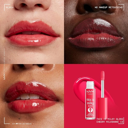 Gloss de buze, NYX, This Is Milky, Cherry Milkshake