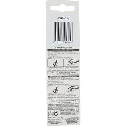 Maybelline New York Master Drama Light Liner, 45 Spacelight Black