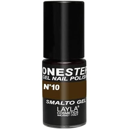 Lac unghii gel, Layla Cosmetics, One Step, maro
