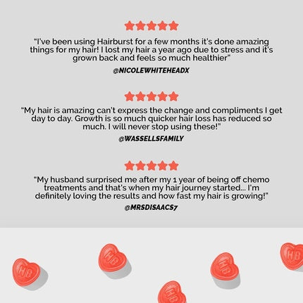 Vitamine păr, Hair Burst, capsule masticabile, roz