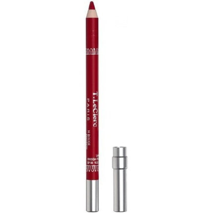 Creion buze T.LeClerc 10 Rouge Emotion Red, ruj roșu, corp metalic