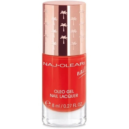 Lac de unghii gel Naj Oleari Oleo Gel Nail Lacquer 20 Red Coral, 8 ml