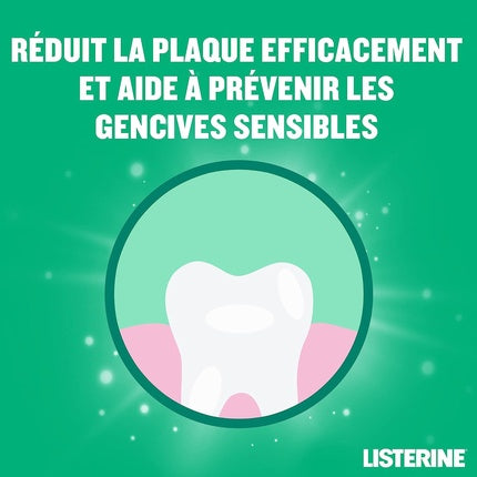 Listerine Teeth and Gums Protection Mouthwash Lighter Taste 500ml, Verde, Fără Alcool