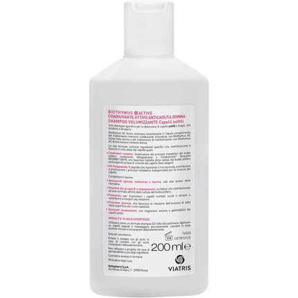 Șampon Biothymus Ac Active, volumizant pentru femei, 200 ml