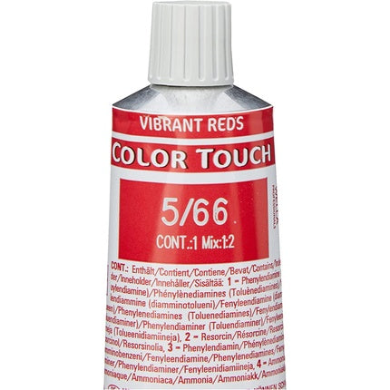 Vopsea de par, Wella, Color Touch Vibrant Reds, 5/66 Castaniu Deschis Violet Intensiv