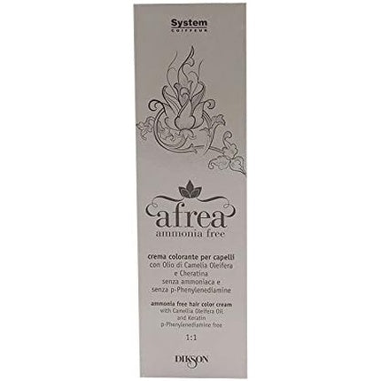 Cremă colorant păr, Dikson Afrea fără amoniac, nuanța 4.66 Castaniu închis argintiu, 120ml