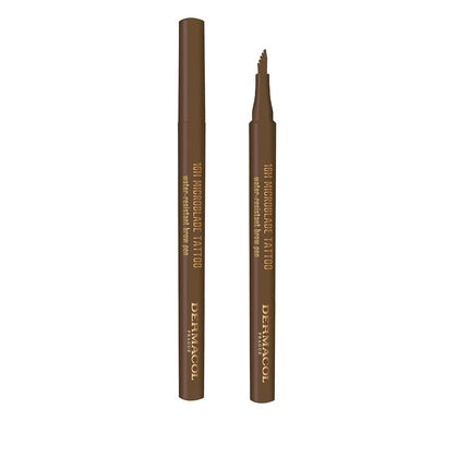 Creion tatuaj sprâncene, Dermacol 16H Microblade, culoare nr. 1