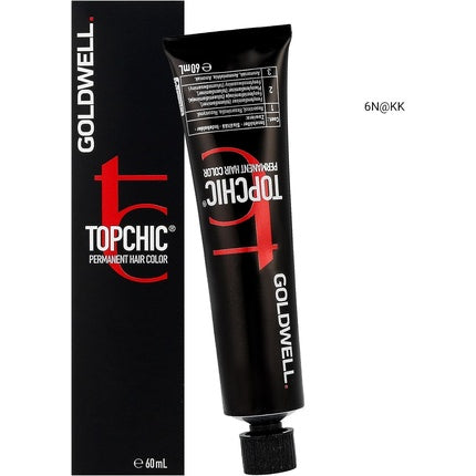 Vopsea de păr, Goldwell Topchic Elumenated, 6N KK, 60ml