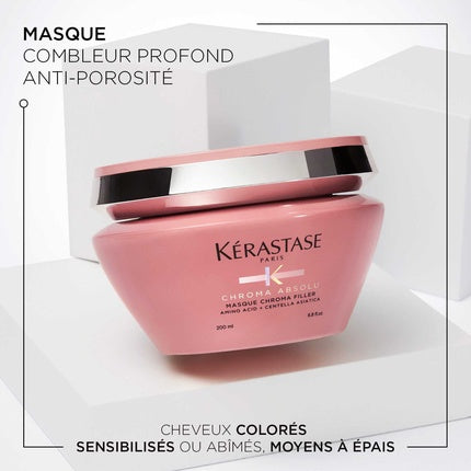 Masca de păr Kérastase Chroma Absolu, 200 ml, roz