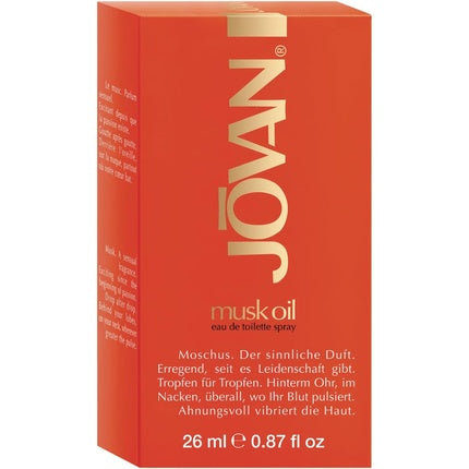 Apă de Toaletă, Jovan, Musk Oil, 26ml, portocaliu