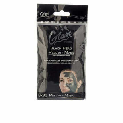 Glam Of Sweden Blackhead Peel Cleansing Face Mask, Negru, 3x8g