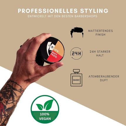 Pastă Modelatoare, Gold's, Matt, 100ml, Design Negru