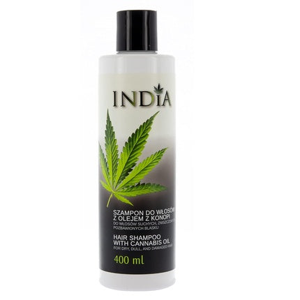 Șampon, India Cosmetics, ulei de cânepă, 400ml