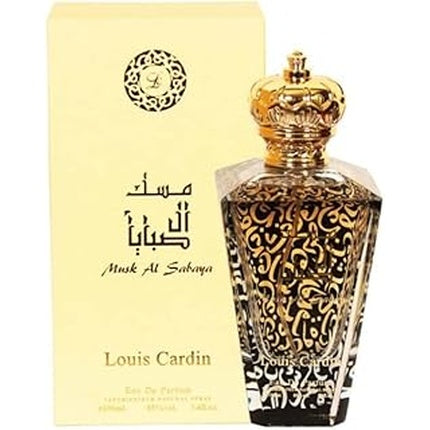 Parfum Louis Cardin Musk Al Sabaya, 100 ml, EDP, design arabesc aurii
