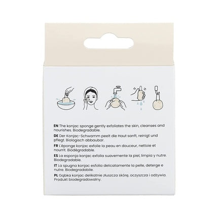 Burete machiaj, Tb Tools For Beauty, T4B Ilu Konjac, alb