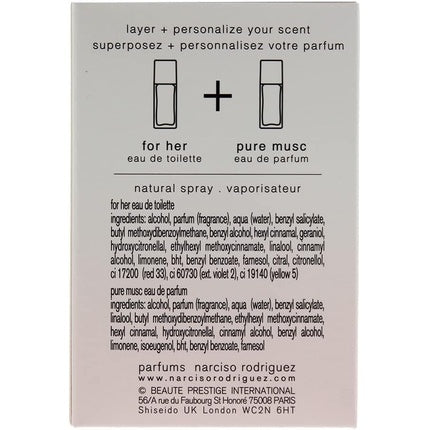 Parfum, Narciso Rodriguez, set cadou, 2 x 20 ml