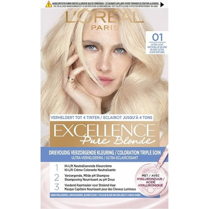 Vopsea de păr L'Oréal Paris Excellence Blonde 01 Rubinat, 100g