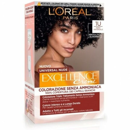 Vopsea de păr, L'Oreal Paris, Excellence Universal Nude, Negru universal