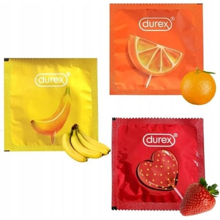Prezervative Durex Fruity Fun, 18 bucăți