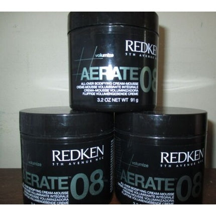 Redken Aerate 08 All-Over Bodifying Cream-Mousse, Negru, 91 g
