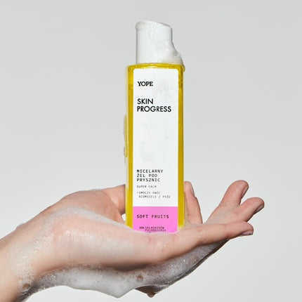 Gel de duș micelar Skin Progress Soft Fruits, 200ml
