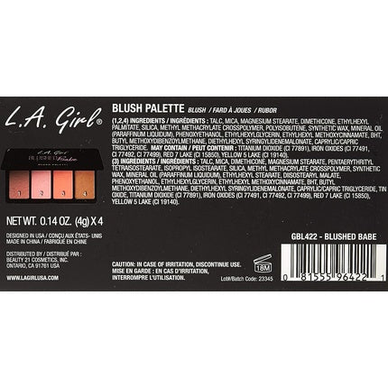 Blush, L.A. Girl, Fanatic Blushed Babe, multicolor