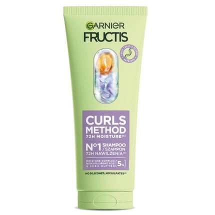 Șampon Garnier Fructis Curls Method, Hidratare 72H, 200 ml
