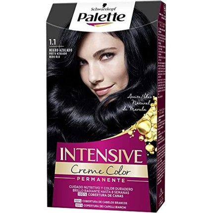 Vopsea par, Schwarzkopf, Palette Intense, ton albastru negru