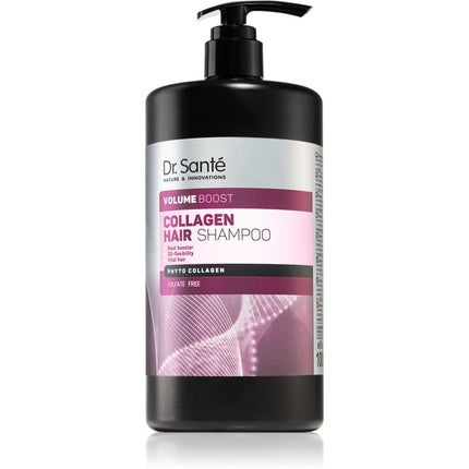 Dr Santé Collagen Hair Shampoo, 1000 ml, negru, pompă