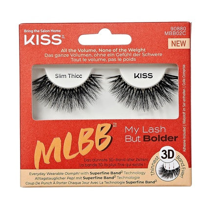 Gene false Kiss 3D Volume Slim Thicc, 1 pereche